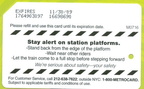 Safety - Stay Alert on Station Platforms